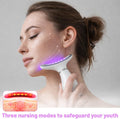 Massajador Facial 7 em 1 Anti-Rugas Lifting EMS com Luz LED